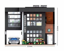 Load image into Gallery viewer, 2926PCS City Street MOC Coffee Cafe Shop Building Blocks Bricks Figure Model Educational Toy Fully Compatible With Lego
