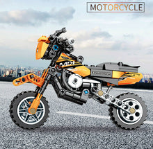 Load image into Gallery viewer, 209PCS Motorcycle Bike Dirt Technic MOC Building Blocks Bricks Model Educational Toy Display Fully