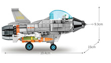 Load image into Gallery viewer, 338PCS Military J10-B Fighter Plane Building Blocks Model Brick Figures Fully