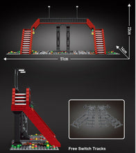 Load image into Gallery viewer, 655PCS MOC City Railway Railroad Crossing Building Blocks Model Bricks Educational Toy Fully
