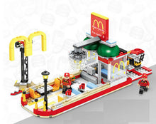 Load image into Gallery viewer, 1729PCS MC Burger Fast Food Restaurant Educational Toy City Building Blocks Bricks Figure Fully Compatible With Lego