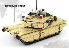 Load image into Gallery viewer, 1052PCS Military M1A2 Main Abrams Battle Tank Building Blocks Model Bricks Educational Toy Fully Compatible With Lego