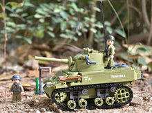 Load image into Gallery viewer, 344PCS Military M5 Stuart Light Tank Building Block Brick Figures Model Educational Toy Fully