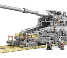 Load image into Gallery viewer, 3846PCS Military Army Schwerer Gustav Dora Cannon Building Block Brick Model Educational Toy Fully