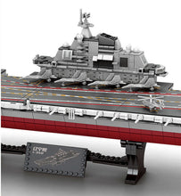 Load image into Gallery viewer, 2197PCS Military PLA NAVY Liaoning Aircraft Carrier Building Blocks Bricks Model Fully Compatible With