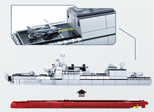 Load image into Gallery viewer, 618PCS Military Army 055 Destroyer Ship Building Blocks Bricks Model Educational Toy Fully Compatible With Lego