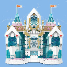 Load image into Gallery viewer, 1096PCS Girl Town Snow Castle Palace Fairy Tales Building Block Brick Model Educational Toy Fully Compatible With Lego