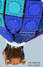 Load image into Gallery viewer, 2550PCS MOC Hot air Rainbow Balloon Building Blocks Model Bricks Educational Toy Fully