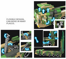 Load image into Gallery viewer, 1030PCS Military DF17 Ballistic Missile Truck Building Block Brick Model Figures Fully Compatible With Lego