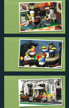 Load image into Gallery viewer, 3369PCS City Corner Coffee Cafe Shop Store Building Block Brick Figure Model Educational Toy Fully