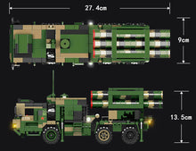 Load image into Gallery viewer, 744PCS Military HQ16 Air Missile Launcher Building Block Brick Model Figures Educational Toy Fully