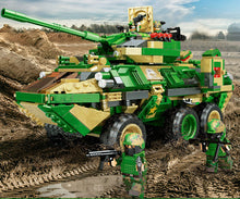 Load image into Gallery viewer, 1154PCS Military Fire Armored vehicle Car Building Block Brick Figures Model Educational Toy Fully Compatible With Lego