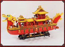 Load image into Gallery viewer, 3325PCS Chinese Culture Dragon Boat Building Blocks Bricks Model Figure Educational Toy Fully