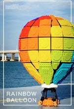 Load image into Gallery viewer, 2550PCS MOC Hot air Rainbow Balloon Building Blocks Model Bricks Educational Toy Fully