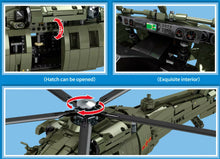 Load image into Gallery viewer, 1880PCS Military Static Z-20 Helicopter Building Blocks Bricks Figures Model Educational Toy Fully Compatible With Lego