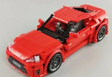 Load image into Gallery viewer, 534PCS MOC Initial D JDM AE86 BRZ GT Car Building Blocks Bricks Educational Toy Model Fully