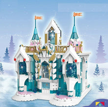 Load image into Gallery viewer, 1096PCS Girl Town Snow Castle Palace Fairy Tales Building Block Brick Model Educational Toy Fully Compatible With Lego
