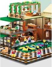 Load image into Gallery viewer, 2095PCS City Town Coffee Shop Restaurant Building Block Brick Figure Model Fully