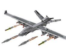 Load image into Gallery viewer, 738PCS Military Unmanned Dronev Wing Loong UAV-2 Building Blocks Bricks Model Fully