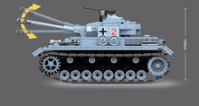 Load image into Gallery viewer, 716PCS Panzerkampfwagen IV Tank Building Blocks WW2 Soldier Figures Model Educational Toys Fully Compatible With