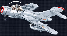 Load image into Gallery viewer, 583PCS Military Mikoyan Faggot Mig-15 Fighter Building Block Brick Figure Model Fully