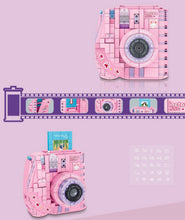 Load image into Gallery viewer, 494PCS MOC Mini Camera 7C Pink Building Blocks Bricks Model Educational Toy Fully Compatible With Lego