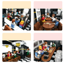 Load image into Gallery viewer, 4314PCS City Corner Cafe Shop Building Blocks Bricks Model Light Figures MOC Fully
