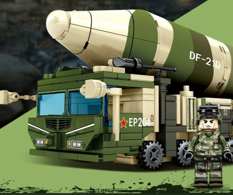 389PCS Military DF21D Ballistic Missile Truck Building Blocks Bricks M –  mycrazybuy store