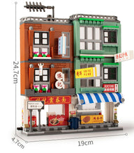 Load image into Gallery viewer, 570PCS MOC City Street Hongkong House Store Building Blocks Bricks Model Figures Fully Compatible With Lego