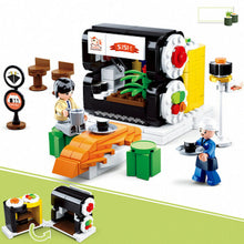 Load image into Gallery viewer, 320PCS City Street Sushi Food Store Shop Building Blocks Brick Model Figure Fully Compatible With Lego