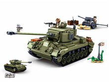 Load image into Gallery viewer, 742PCS Military Pershing M26 E1 Main Tank Building Block Brick Figures Model Educational Toy Fully