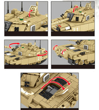 Load image into Gallery viewer, 904PCS Military FV4034 Challenger Main Battle Tank Building Blocks Model Brick Fully Compatible With