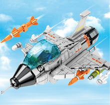 Load image into Gallery viewer, 338PCS Military J10-B Fighter Plane Building Blocks Model Brick Figures Fully