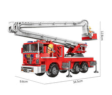 Load image into Gallery viewer, 751PCS MOC Elevating Fire Truck Engine Building Blocks Bricks Model Figure Educational Toy Fully