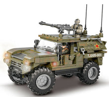 Load image into Gallery viewer, 405PCS Military Brave Warrior ORV Car Building Block Brick Figure Model Educational Toy Fully