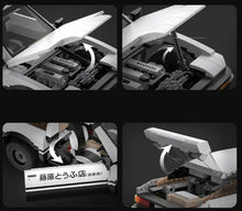 Load image into Gallery viewer, 1324PCS MOC Initial D JDM AE86 Tureno GT Car Building Blocks Bricks Educational Toy Model Fully Compatible With Lego