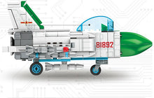 Load image into Gallery viewer, 311PCS Military J-8 Fighter Airplane Building Blocks Figures Educational Toy Model Brick Fully