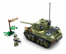 Load image into Gallery viewer, 344PCS Military M5 Stuart Light Tank Building Block Brick Figures Model Educational Toy Fully