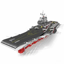 Load image into Gallery viewer, 2126PCS Military Army Aircraft Carrier Liaoning Building Blocks Brick Model Educational Toy Fully