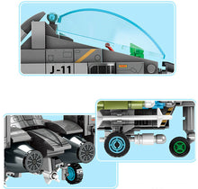 Load image into Gallery viewer, 333PCS Military J11-B Fighter Plane Building Blocks Model Brick Figures Fully