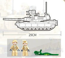 Load image into Gallery viewer, 781PCS Military M1A1 Abrams Main Tank Building Block Bricks Figures Educational Toy Model Fully