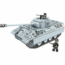 Load image into Gallery viewer, 990PCS WW2 Panzerkampfwagen V Panther Tank Building Blocks Soldier Figures Model Fully Compatible With Lego