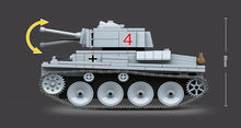 Load image into Gallery viewer, 535PCS German LT-38 Light Tank Model Building Blocks Model WW2 Soldier Figures Fully