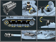 Load image into Gallery viewer, 716PCS Panzerkampfwagen IV Tank Building Blocks WW2 Soldier Figures Model Educational Toys Fully Compatible With