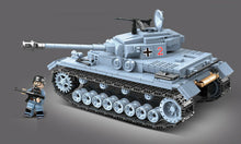 Load image into Gallery viewer, 716PCS Panzerkampfwagen IV Tank Building Blocks WW2 Soldier Figures Model Educational Toys Fully Compatible With