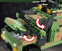 Load image into Gallery viewer, 350PCS Military Warrior Armored Off Road Car Building Block Brick Model Figures Fully