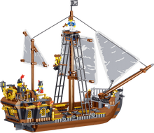 Load image into Gallery viewer, 722PCS Black Pearl Ship Boat Pirates Caribbean Building Blocks Bricks Figure Educational Toy Fully Compatible With