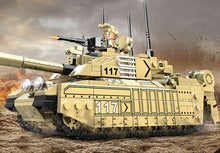 Load image into Gallery viewer, 508PCS Military Challenger Ⅱ Main Battle Tank Building Block Brick Model Figure Fully