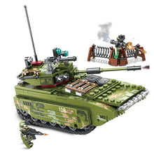 Load image into Gallery viewer, 413PCS Military ZTD-05 Amphibious Armored Car Building Blocks Model Brick Figure Fully