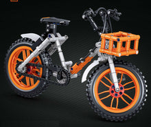 Load image into Gallery viewer, 318PCS MOC Mini Orange Bike Bicycle Building Blocks Bricks Model Educational Toy Fully